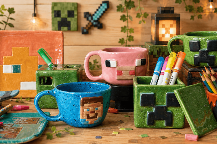 Курс по лепке из глины для детей «Minecraft. Level Up!»