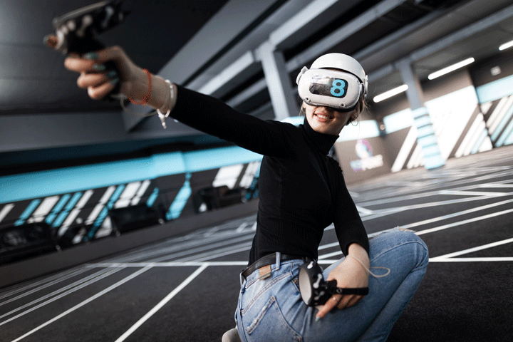 Открытая игра в VR арене
