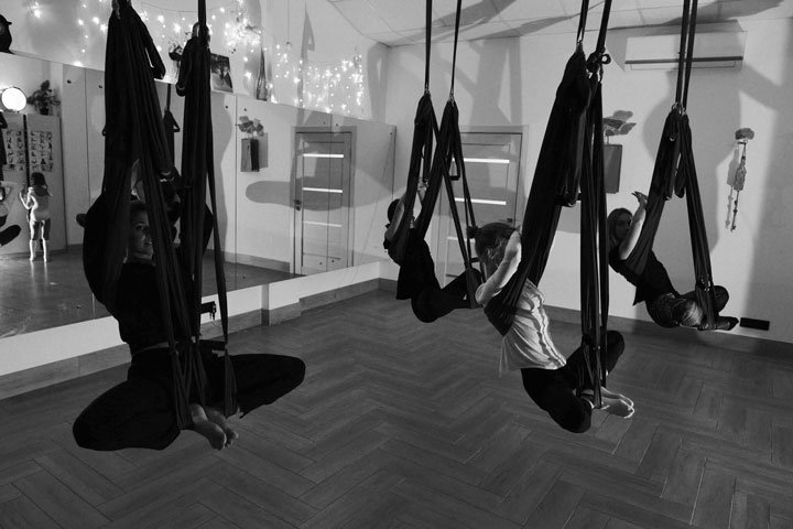 SKY Yoga – йога в гамаках в воздухе
