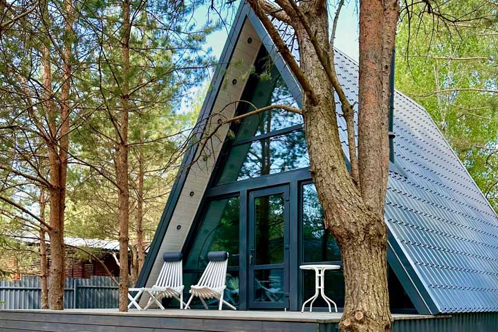 Загородный отдых в A-Frame