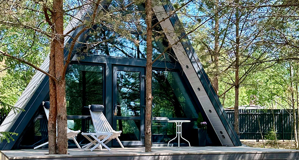 Загородный отдых в A-Frame
