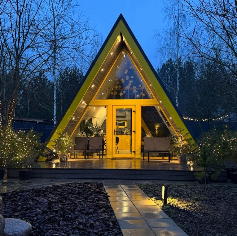 Загородный отдых в A-Frame